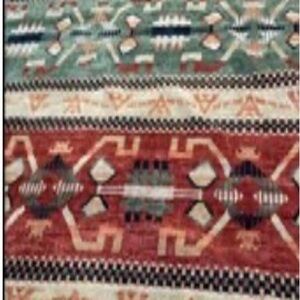 Vintage Pendleton Multicolor Geometric Rug wool southwest looms extra large rug